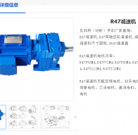 R47-100.86-YVPEJ0.37KW-M1-0°減速電機(jī)