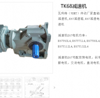 TK68-V4-7.28-M1-1-X減速電機(jī)型號解析