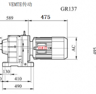 R137-Y160S4-4P-M4-0°減速機(jī)型號(hào)大全及圖紙