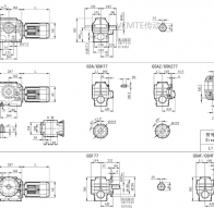 SC77 SCAF77 SCA77 SCF77減速機(jī)電機(jī)型號(hào)大全及圖紙