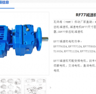 RF77-Y2.2-4P-NA74-M4-300減速電機型號解析