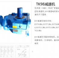 TK98-E5.5-4P-124.61-M1-Ⅲ-B減速電機(jī)型號解析