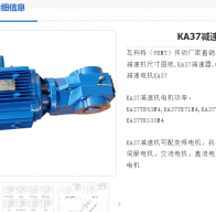 KA37DRN80M4/ASE1/TH減速電機(jī)型號解析