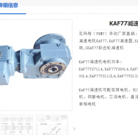 KAF77DRE132M4/2.WE/PLG減速電機(jī)型號(hào)解析