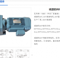 減速電機(jī)R87DRN132S4BE11型號解析